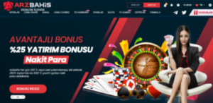 Arzbahis canlı casino alanında birçok oyun mevcuttur.